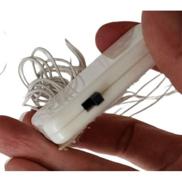 Vintage 80s Light Up Funny Christmas Sweatshirt Santa Mens Size XL White Crewnec - Picture 7 of 9